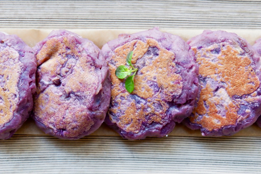 Purple Sweet Potato Sliders